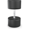 Гантель круглая UNIX FIT PRO обрезиненная 47,5 кг DBRND47_5PBKx2